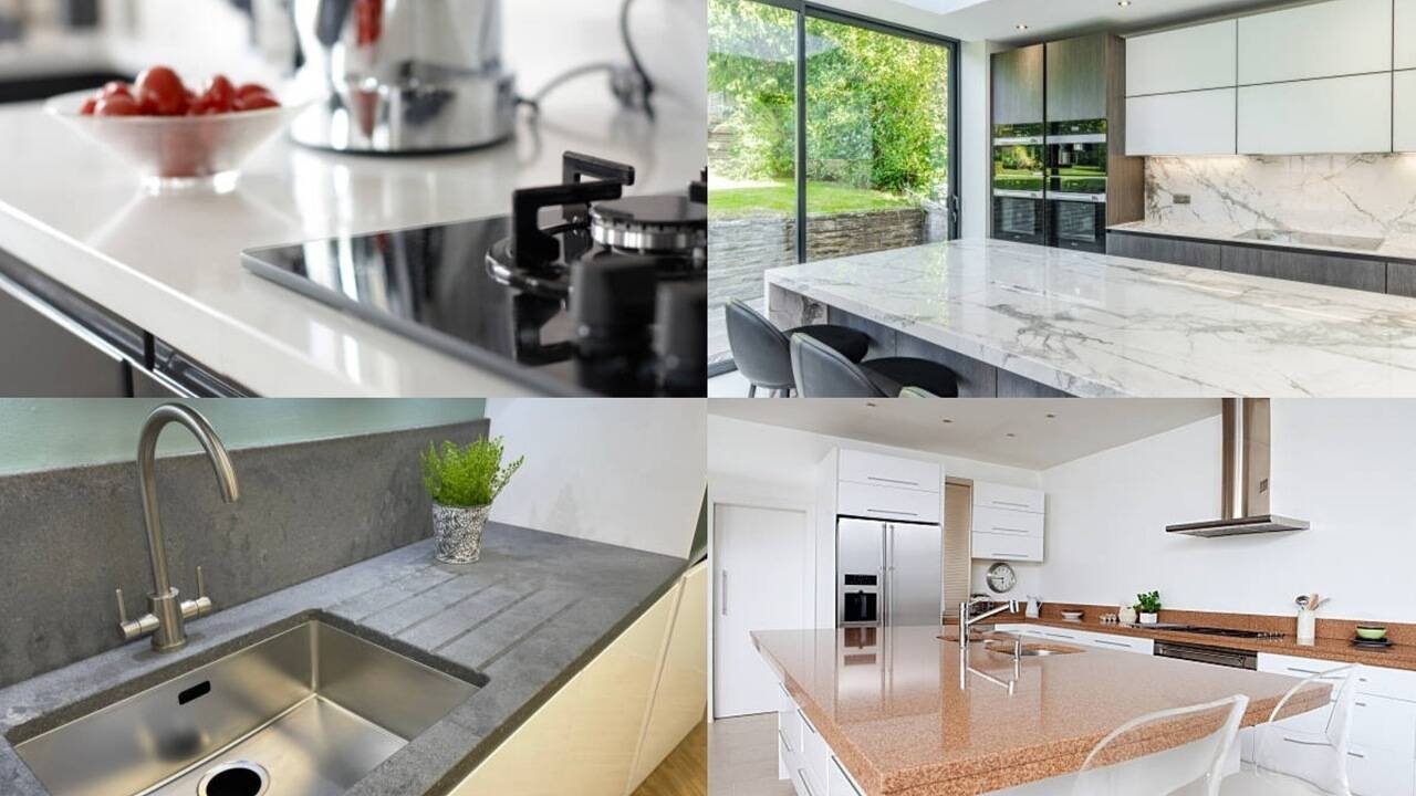 Here are 6 kitchen worktop ideas to try