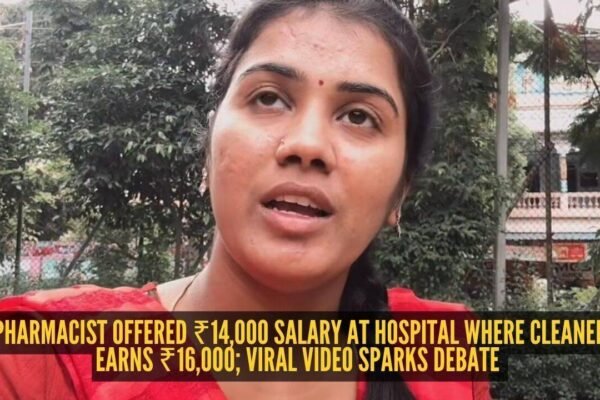 Pharmacist offered ₹14,000 salary at hospital where cleaner earns ₹16,000; viral video sparks debate |