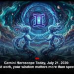 Gemini Horoscope Today, July 21, 2026: At work, your wisdom matters more than speed