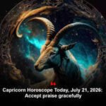 Capricorn Horoscope Today, July 21, 2026: Accept praise gracefully