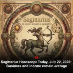 Sagittarius Horoscope Today, July 22, 2026: Business and income remain average
