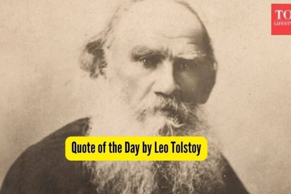 Quote of the Day by Leo Tolstoy, "If you make it a habit not to blame others, you will feel the growth of the ability love in..."