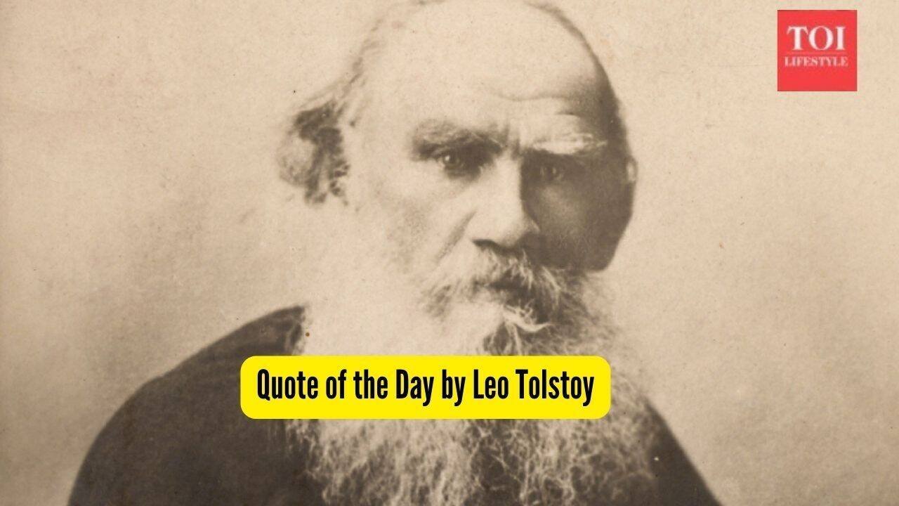 Quote of the Day by Leo Tolstoy, "If you make it a habit not to blame others, you will feel the growth of the ability love in..."