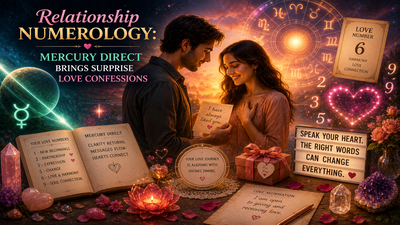 Relationship Numerology: Mercury Direct Brings Surprise Love Confessions for These Birth Dates |