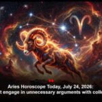 Aries Horoscope Today, July 24, 2026: Do not engage in unnecessary arguments with colleagues