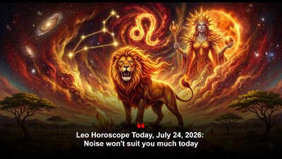 Leo Horoscope Today, July 24, 2026: Noise won't suit you much today