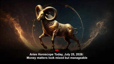 Aries Horoscope Today, July 25, 2026: Money matters look mixed but manageable