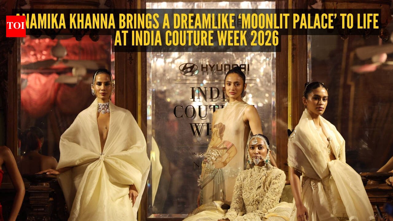 Anamika Khanna opens India Couture Week 2026 with a dreamlike ‘Moonlit Palace’ showcase in Hyderabad |