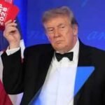 Only in America: Amid the roast, Trump toasts free speech