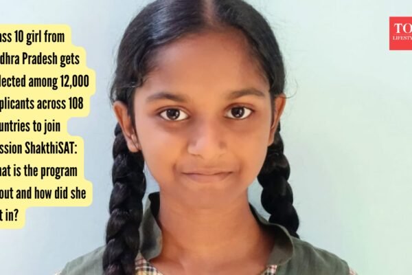 Class 10 girl from Andhra Pradesh gets selected among 12,000 applicants across 108 countries to join Mission ShakthiSAT: What is the program about and how did she get in?