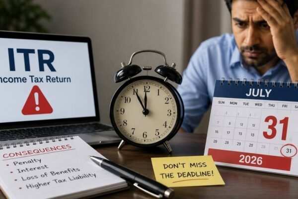 ITR filing deadline: What happens if you don’t file your income tax return by July 31, 2026? Penalty, consequences explained