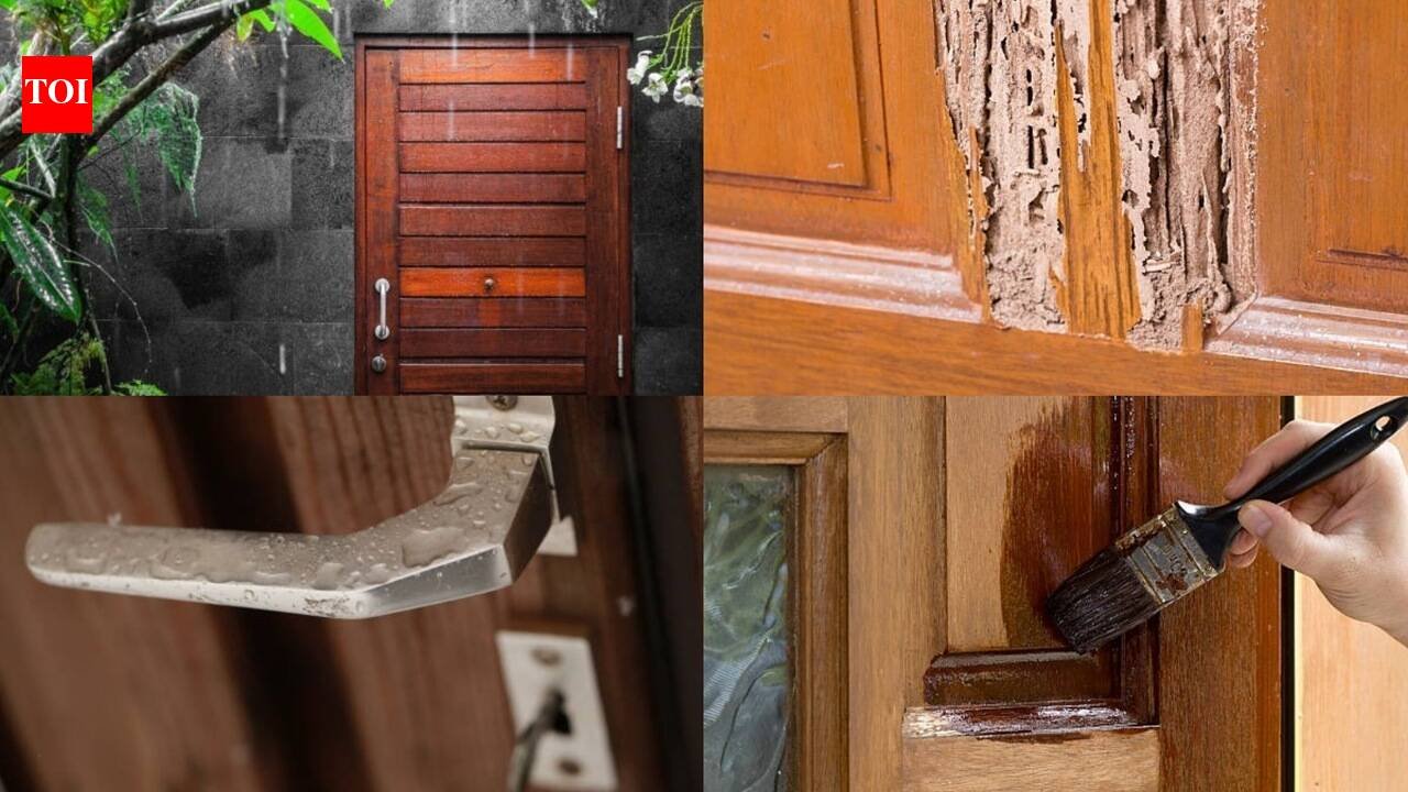 5 Must-try monsoon maintenance tips for a grand wooden entrance door