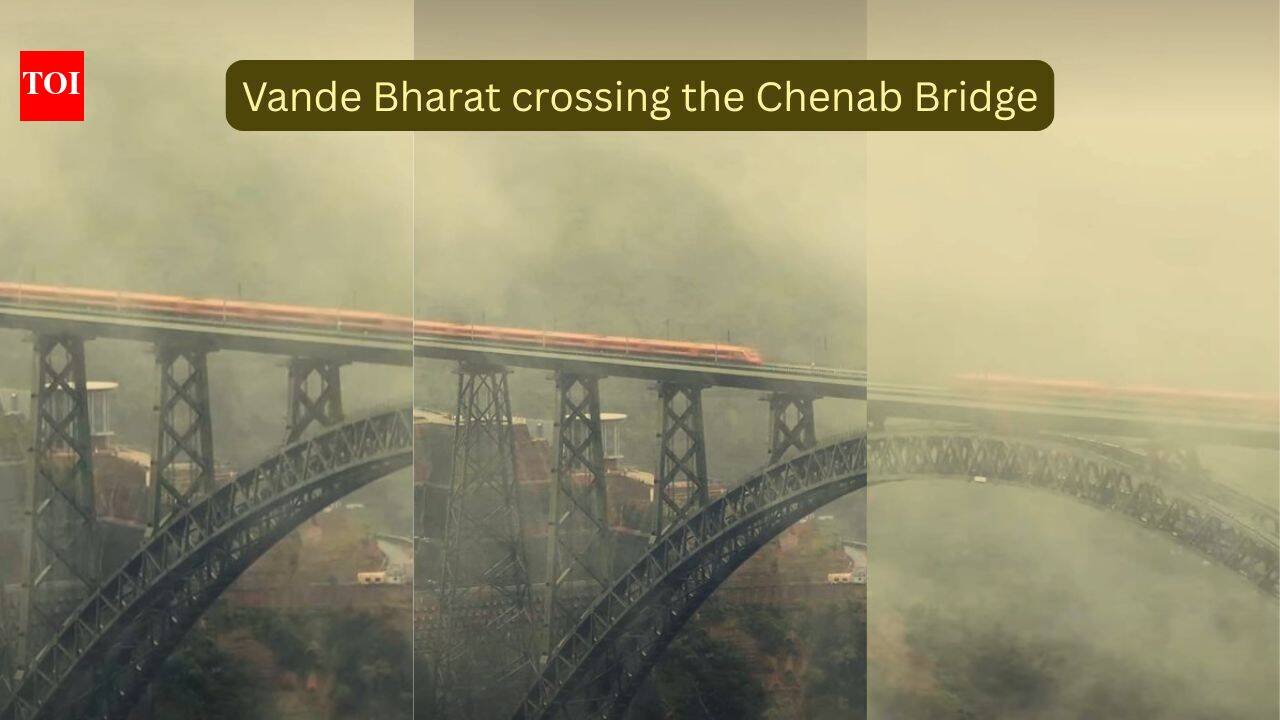 Railway Minister Ashwini Vaishnaw shares breathtaking video of Katra–Srinagar Vande Bharat crossing the Chenab Bridge; it's the most beautiful train video you'll see today |
