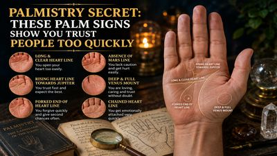 Today's Palmistry Secret: These Palm Signs Show You Trust People Too Quickly |