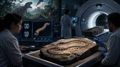 200 years after the first dinosaur, scientists use brain scans on a 100-million-year-old snake fossil from Brazil |