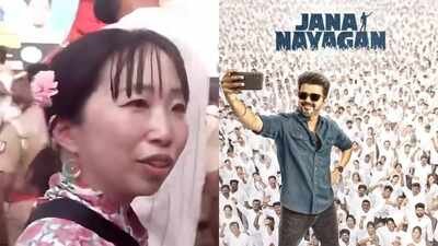 'Jana Nayagan' fever goes global: Japanese fans in kimonos attend Thalapathy Vijay's FDFS in Chennai | Tamil Movie News