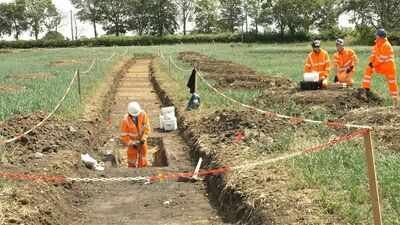 A 1740-year-old Roman coin was found during an English railway dig, revealing a hidden world beneath the ground | World News