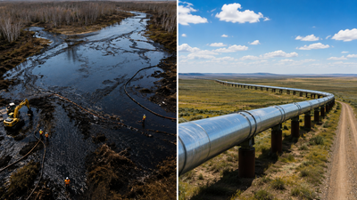 A Canadian pipeline company will pay $26.9 million after a rupture spilled 13,000 barrels of oil into a Kansas creek | World News