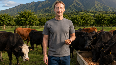 After building a tech empire, Mark Zuckerberg is feeding his cows beer and macadamia nuts, and the goal is to create world's highest-quality beef