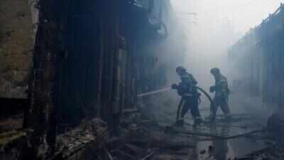 Russia launches fresh missile, drone attack on Kyiv ahead of Nato summit in Turkey
