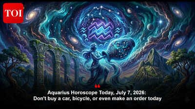 Aquarius Horoscope Today, July 7, 2026: Don't buy a car, bicycle, or even make an order today