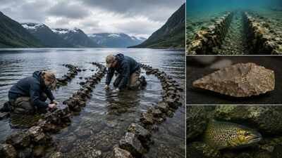 Archaeologists uncover 7,000-year-old fish traps that rewrite the story of life before farming in Scandinavia | World News
