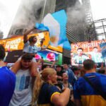 Watch: Argentina fans turn Times Square into a sea of blue and white ahead of World Cup final against Spain | Football News