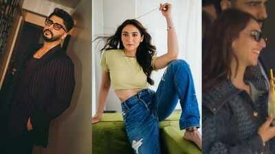 Arjun Kapoor, Sahiba Bali spark dating rumours as they get spotted together at Lord's with Yuvraj Singh, during India Vs England third ODI on Sunday | Hindi Movie News