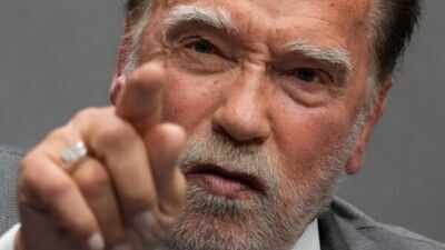 Quote of the day by Arnold Schwarzenegger: "Just remember, you can't climb the ladder of success with…" - a powerful lesson on ambition, hard work and why success demands action