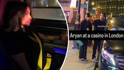 Aryan Khan SPOTTED with mystery woman in London; spark link-up rumours - PICS |