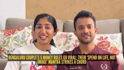 Bengaluru couple’s 5 money rules go viral; their ‘spend on life, not image’ mantra strikes a chord