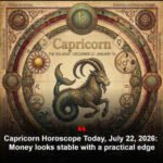 Capricorn Horoscope Today, July 22, 2026: Money looks stable with a practical edge