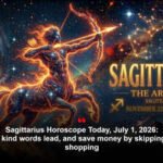 Sagittarius Horoscope Today, July 1, 2026: Let your kind words lead, and save money by skipping impulse shopping