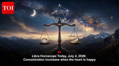 Libra Horoscope Today, July 4, 2026: Concentration increases when the heart is happy