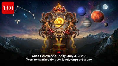 Aries Horoscope Today, July 4, 2026: Your romantic side gets lovely support today