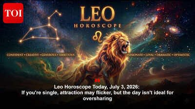Leo Horoscope Today, July 3, 2026: If you're single, attraction may flicker, but the day isn't ideal for oversharing
