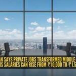 Gurgaon man says private jobs transformed middle-class lives, claims salaries can rise from ₹10,000 to ₹1.5 lakh |