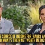 What is the source of income for Harry and Meghan and what's their net worth in 2026?