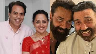 Hema Malini: Amid rumours of feud with Sunny Deol, Bobby Deol, Hema Malini clarifies they are one happy family, says they were upset with Dharmendra's fake death news: 'Hum log publicity nai karte' | Hindi Movie News