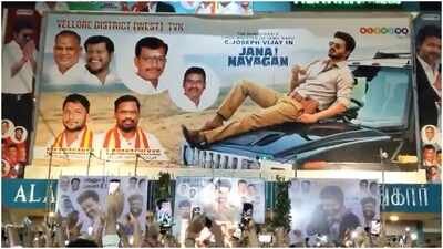'Jana Nayagan' release fever grips Tamil Nadu; Vijay's 'One Last Dance' turns theatres into festival venues - VIDEO | Tamil Movie News