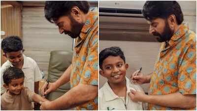 Mammootty gifts chocolates to young fans; their reply, 'We won't eat these, we'll frame them instead' wins hearts | Malayalam Movie News