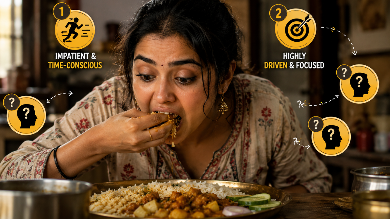 Psychology says people who eat very fast tend to have these personality traits