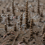 Physicists reveal why these tiny worms stack their poop into delicate towers that seem to defy gravity |