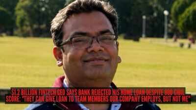 $1.2 billion fintech CEO says bank rejected his home loan despite 800 CIBIL score: "They can give loan to team members our company employs, but not me"