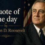 Quote of the day by Franklin D. Roosevelt: "Men are not prisoners of fate, but only prisoners of…" | World News