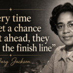 Quote of the day by Mary Jackson: "Every time we get a chance to get ahead, they move…" - a timeless reminder about resilience, fairness and hope |