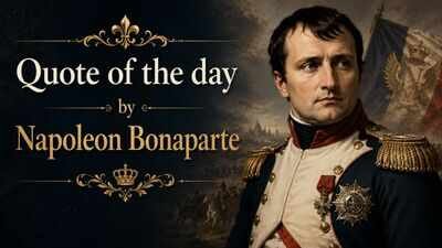 Quote of the day by Napoleon Bonaparte: "The world suffers a lot, not because of the violence of bad people, but because of…" | World News