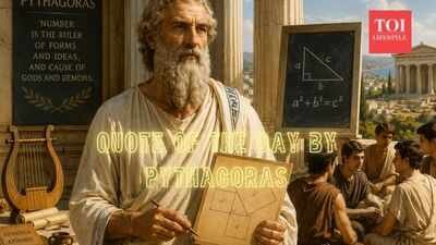 Quote of the Day by Pythagoras, "Do not go to bed until you have gone over the day three times in your mind. What wrong...."