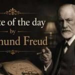 Quote of the day by Sigmund Freud: "The only person with whom you have to compare yourself is…" |