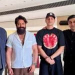 Ranbir Kapoor, Yash pose with Rishab Rikhiram Sharma ahead of 'Ramayana' event; trailer to release on July 24 | Hindi Movie News